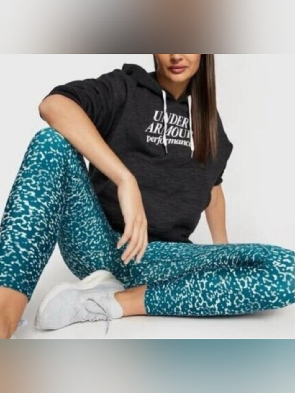 Under Armour Teal Speckled Performance Leggings